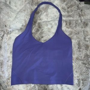 Lululemon align halter top, size 6, purple